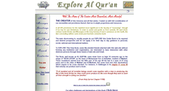 Desktop Screenshot of explore-quran.com